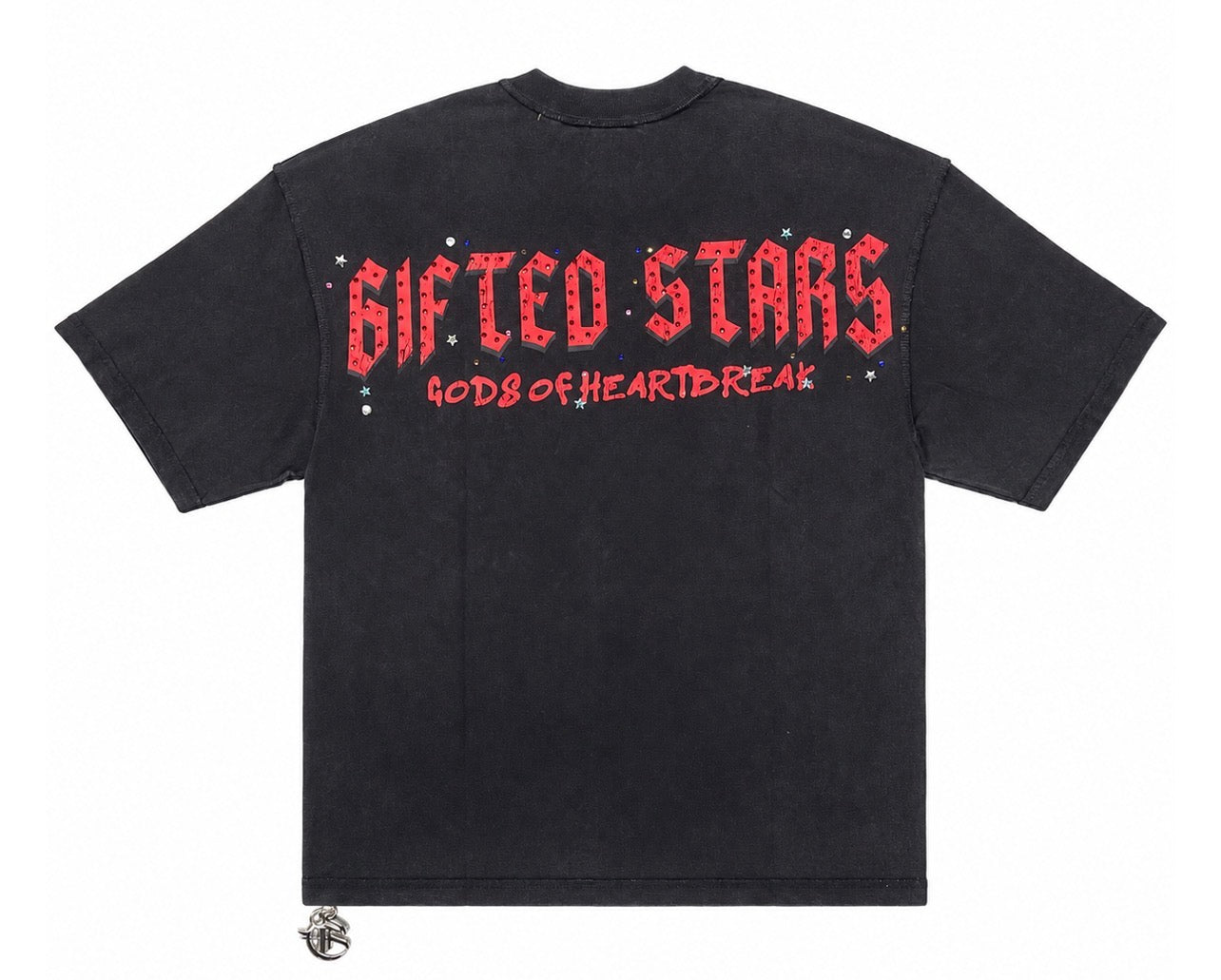 Gifted Stars “Gods of Heartbreak” Vintage Black Graphic T-Shirt