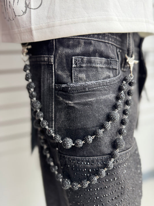 BLACK WALLET CHAIN