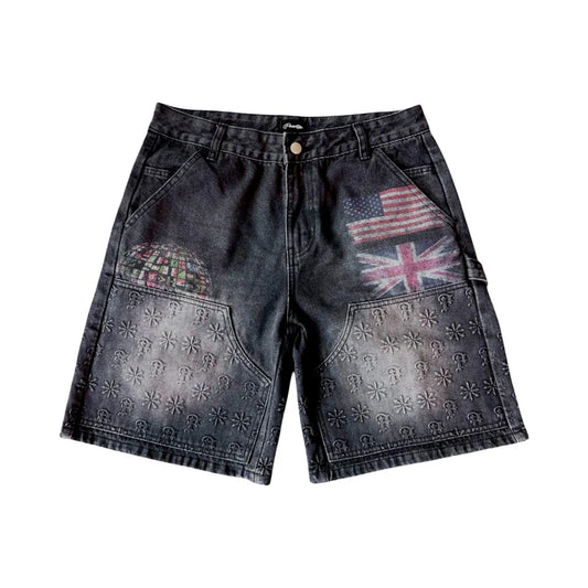 Prestige “Embossed” Black Shorts